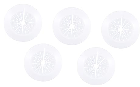 Homoyoyo 5St Rohrabdeckung heizungsrohr küche bewasserungsschlauche termohose kueche schutzhaube kichen heizstrahler Wasserhahn dekorative Abdeckung Wasserrohr Kanaldeckel schmücken pp Weiß