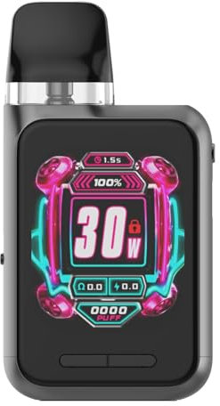 S-mok NOVO GT BOX Kit 30W Vape 1700mAh Batteria (GunMetal) 2ML Cartuccia Novo M 0.6/0.8ohm Sigaretta Elettronica Vaporizzatore Originale - No Nicotine