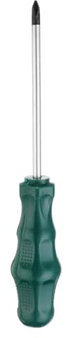 QUARKZMAN PH1 Cacciavite Phillips #1 7,5 Cacciaviti Magnetici 3,9 CR-V con Manico Ergonomico per Riparazioni Fai Da Te, Verde