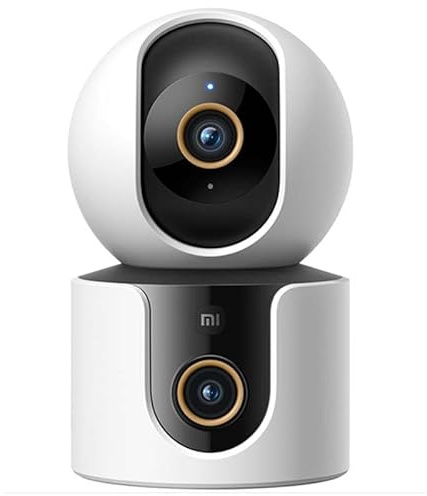 Xiaomi Smart Camera C500 Dual-Kameras, 4 MP Auflösung, UHD-Auflösung, Infrarot-Nachtsicht, intelligente Erkennung, bis zu 6 Monate Autonomie, Weiß