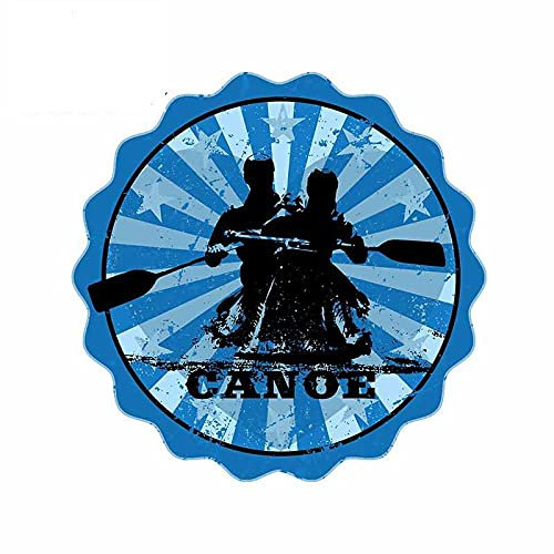 13 cm x 12,9 cm für Kanu Slogan Auto Aufkleber Laptop VAN Persönlichkeit Aufkleber Motorrad Laotop