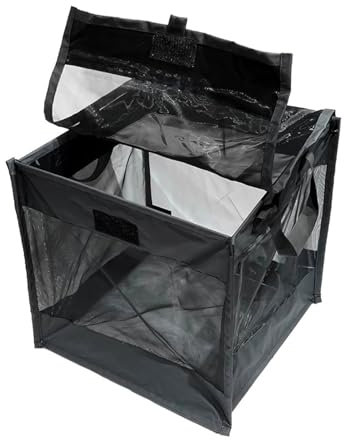 Boîte De Collecte Des Ordures Pliante, Conteneur De Poubelles, Contenant Des Poubelles De Cuisine, Conception Portable Et Compacte, 50x50cm, 125L, Pour Le Camping De La Pelouse De La Cuisine De Cuisin
