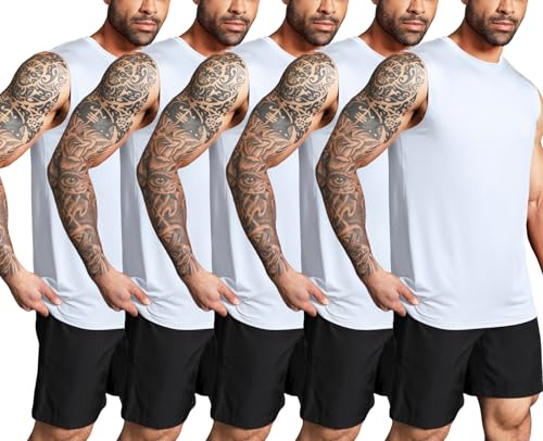 Boyzn Tank Top Herren 3er Pack Training Fitness Bodybuilding Tankshirt Schnelltrocknendes Muskelshirt Ärmellos Weste für Men