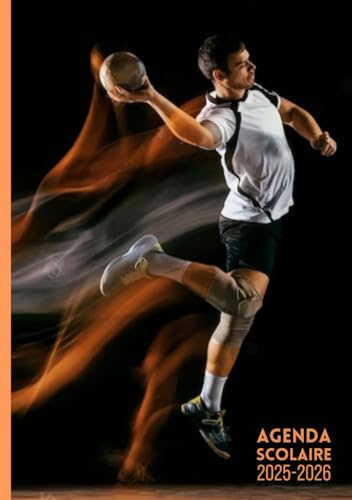 Agenda Scolaire 2025 2026 Handball: Garçon Fille Collège Lycée Étudiant Primaire A5 Journalier en Français