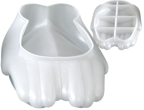 Generico a Mano - 3,07 Pollici Stampo per Vassoio di Palma in Silicone per Artigianato Creativo, Arredamento del Festival con Funzione Antiaderente, in Gesso per casa, Festa, Classe, Decorazioni