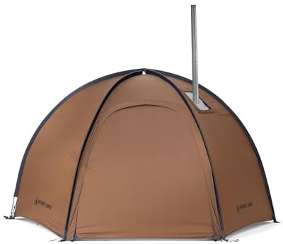 OneTigris Coco Nest Zelt 1 Person Kuppelzelt warm mit Schornsteinloch | Hot Tent wasserdicht 3000 mm Wassersäule Netzinnenzelt für Camping Wandern Outdoor
