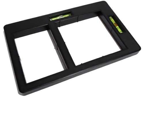 Electrical Socket Back Box Template Level | 1 & 2 Gang | Marking | Compact | Electricians Tools