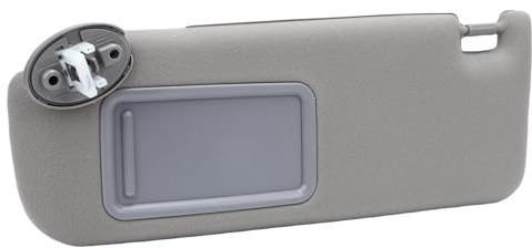 Tbest Visera para el Lado del Conductor, Calidad OEM, Repuesto Izquierdo, Ajuste 2012 2017, Plástico y Tela Gris