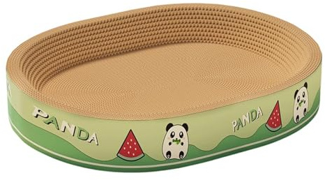 Scratching Bed for Cats, Ergonomic Scratching Board to Protect Furniture, Indoor Cat Scratcher Living Room | for Bedroom, Balcony, Corner, Floor or Apartment