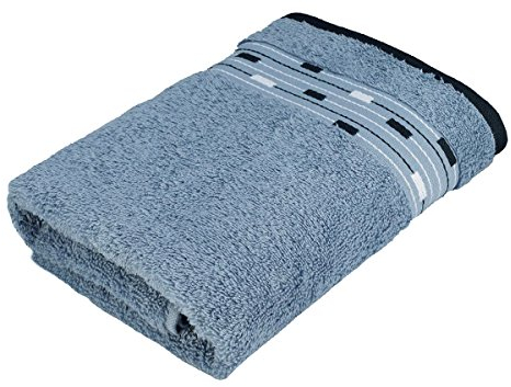 Möve 060868690-050100-846 Frottana Magic 100% Baumwolle Handtuch, 100cm Länge, 50cm Breite, Bluestone