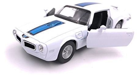 H-Customs 1972 Pontiac Firebird Trans Am - Modellauto Auto Lizenzprodukt 1:34-1:39 weiß