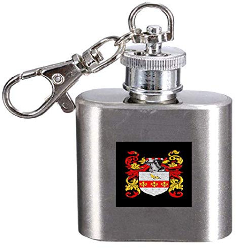 Fiaschetta con stemma della famiglia Disney, da 28,3 ml, con incisione Crest of Arms