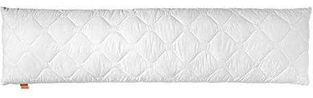 sleepling 195866 Komfort 100 Seitenschläferkissen, Kopfkissen, Stillkissen, Ökotex, waschbar bis 60 Grad, Made in EU, Füllmengengarantie, Größengarantie, 40 x 105 cm, weiß