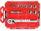 CRAFTSMAN Steckschlüsselsatz mit Ratsche, metrisch, 3/8-Zoll-Antrieb, 11-teiliger Satz mit Koffer (CMMT12027)