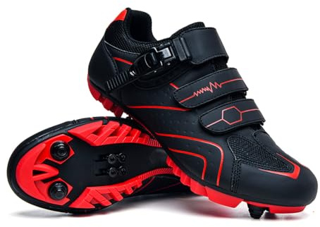 LZQpearl Mountainbike Radsportschuhe, Herren Pro MTB Fahrradschuhe | Unisex Radschuhe, Männer Frauen Mountainbike Fahrrad Schuhe, Herren Pro MTB Kompatibel Alle SPD Pedale