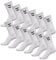 hummel Unisex Sportsocken Basic - 12er Pack I Weiß 32/35