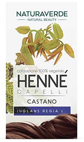 Färbung 100% pflanzliche Kastanie