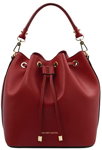 Tuscany Leather. Vittoria - Beuteltasche aus Leder - TL141531 (ROT)