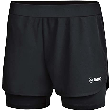 JAKO Damen Laufshort 2-in-1 Short Brasil C6299-800 34