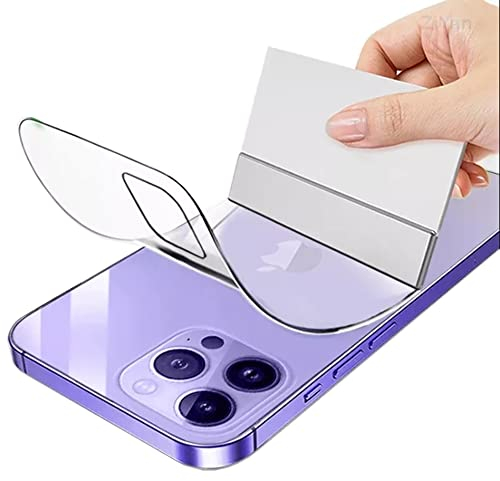 Snailcanfly 2 pcs film Hydrogel Arrière HD pour iPhone 13 mini 5.4 Haute Sensibilité film 3D Flexible TPU Protecteurs d'écran Antidéflagrants Pas de Verre Trempé
