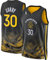 Basketball Jersey Shirt für Erwachsene Basketball Jersey,Basketball ärmelloser Anzug,Basketball Sportbekleidung,T-Shirt Weste für Jugend Sweatshirt,# 30 Black,XXL