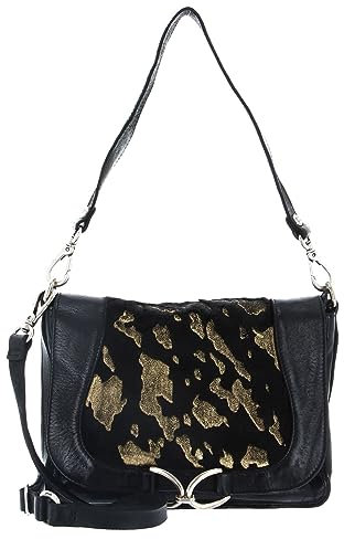 Campomaggi Nemesi Crossbody Bag S Cioccolato + Oro + T/Nero