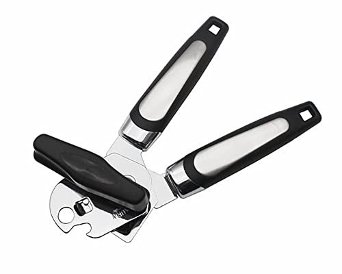 Tin Openers Can Opener 3-in-1 Stainless Steel Manual Tin Openers with Anti-Slip Ergonomic Handle Can Opener, Perfect for Elderly, Camping, Chef