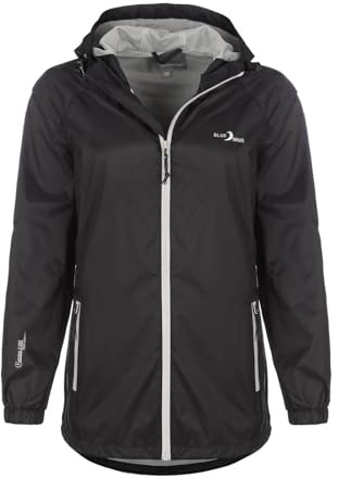Blue Wave Damen Funktionsjacke Fabienne - Outdoor-Jacke Regenjacke Wander- und Fahrradjacke in Marine Größe 44