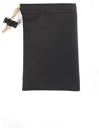 Wambere 6 tasche con coulisse in poliuretano, colore nero, con coulisse, impermeabile, per chiavi, telefoni cellulari, fotocamera, alimentazione mobile, 8,5 x 13 cm