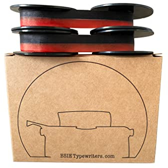 OLYMPIA SCHREIBMASCHINENBAND - DOPPELPACK – BSIE Typewriters (2 x Schwarz & Rot)