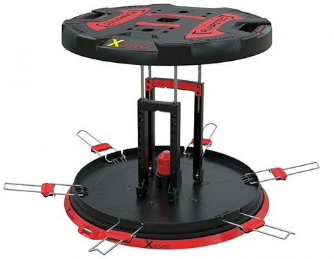 RUNPOTEC - XB 500 T Teleskopauszug Cable Roller/Kabelabroller | Universeller Kabeltrommel Auf- & Abroller für alle Arten von Kabeln, Rohren, Leitungen & Kabeltrommeln | Belastbar bis 800kg | Ø 50cm