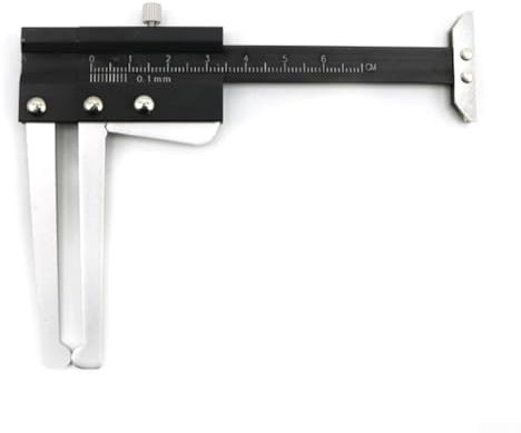 Strumento di misura del disco del freno da 60 mm, calibro calibro calibro per pneumatici auto, disco freno a disco, spessore del rotore del freno a disco, calibro 0-60 mm, strumento di misurazione