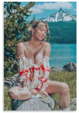 Poster Supermodel Hot Girl Sara Jean Underwood Artworks Bild Druck Poster Wandkunst Gemälde Leinwand Dekor Home Poster