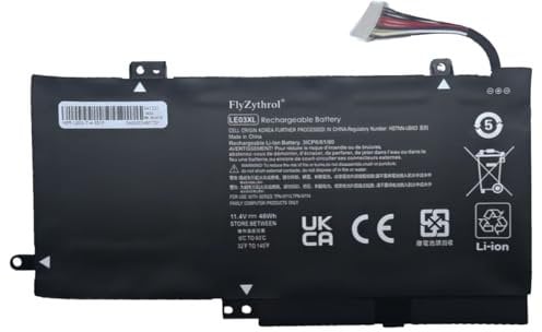 FlyZythrol 11.4V LE03XL laptop battery Compatible With HP Envy x360 M6-W m6-w105dx M6-W101dx W102dx W103dx Pavilion X360 13-s100 15-bk000 13-s000 Series 796356-005 796220-831 TPN-W113 48Wh