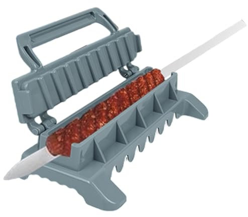 Kebab Maker – Pressa per kebab | Macchina per kebab | Macchina per kebab | Stampo per spiedini per barbecue | Stampo portatile per kebab, facile da pulire, per barbecue turco e barbecue all'aperto,