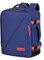 American Tourister Take2Cabin, bolsa de cabina easyJet, 36 x 20 x 45 cm, 38 L, 0,70 kg, equipaje de mano, mochila de avión M, para ropa interior, morado/rosa (morado oscuro/coral atardecer)