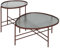 Mesa de Centro Teja Cristal Hierro 78 x 68 x 37 cm - Marca: BigBuy Home - EAN: 8445146113610