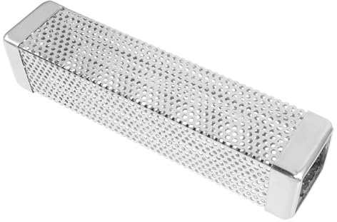 VICASKY Stainless Steel Smoker Box For Gas And Grills Durable Bbq Wood Chip Box With Large Capacity For Smoking Fish And Meat