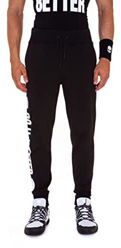 HYDROGEN - Performance, Trainingshose aus elastischer Baumwolle, für Herren, Schwarz, Schwarz , XS