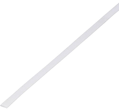 TRU COMPONENTS CBBOX0814-WT 1571654 PET-Geflechtschlauch, 8-14 mm, 10 m, Weiß
