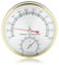 Dioche Sauna Thermometer, Metallzifferblatt Innen-Thermometer Hygrometer Hygro Saunaraum Zubehör
