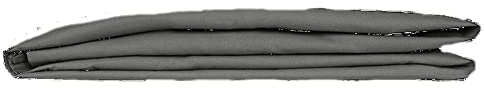 Kayori Shizu Perkal Splittopper Boxspringbettlaken 12cm Steg Größe 160x200cm Farbe Anthrazit Uni Einfarbig Topper Baumwolllaken Betttuch Perkal-Baumwolle Spannbetttuch Boxspringbett