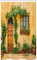 ABAKUHAUS Italien Schmaler Duschvorhang, Leben in der Stadt in der Toskana, Badezimmer Deko Set aus Stoff mit Haken, 120 x 180 cm, Aprikose Grün Braun