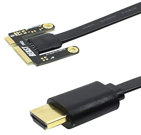 JMT PCIE EXP GDC portátil Externo Tarjeta de vídeo Dock Tarjeta gráfica portátil estación de Acoplamiento para Beast Mini PCI-E/NGFF m2/Expresscard (Mini PCI-E Cable)