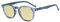 Eyekepper Blue Light Blocking Glasses Women - Anti Digital Glare UV Ray Oval Round Computer Reading Glasses with Yellow Filter Lens - Blue +1.50