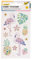 folia 18302 - Shiny Sticker, Flamingo, 12 Sticker, aus bunten Strasssteinen, in verschiedenen Motiven, einfach von der Folie abzuziehen, Bunt
