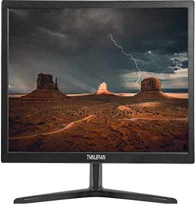 Thinlerain PC Monitor 17-inch 4:3 LED Backlit Monitor 1280 X 1024, 60 Hz Refresh Rate, 5Ms Response Time, VESA Mountable, VGA, HDMI, TN Panel, Built-in Speakers
