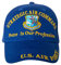 United States Air Force USAF Strategic Air Command bestickte Kappe – verstellbar blau