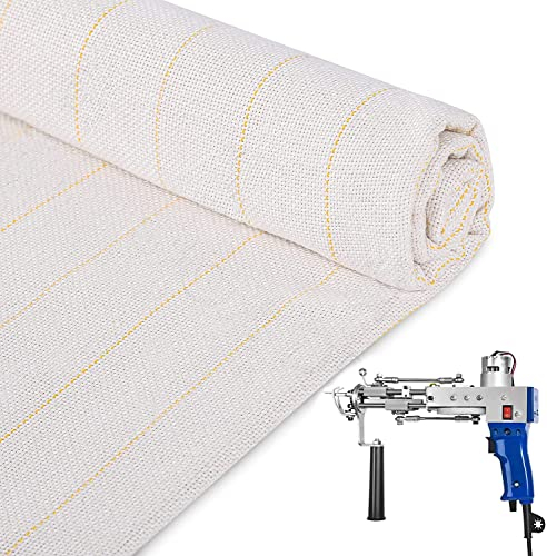 Vehipa Tufting Cloth,Primäres Tufting-Tuch mit markierten Linien, Teppichrücken Gewebe, Mönchstuch für Teppich-Tufting-Pistole, Stanznadel (2,1 x 1 m)