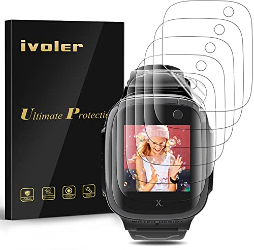 ivoler 6 Piezas Protector de Pantalla para Xplora X5 Play/Xplora X5, [Cobertura Completa] [líquida Instalar] [No Burbujas] HD Transparente TPU Suave láminas Protectora